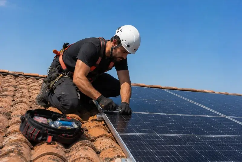 Maintenance et monitoring de panneaux solaires au Fouilloux